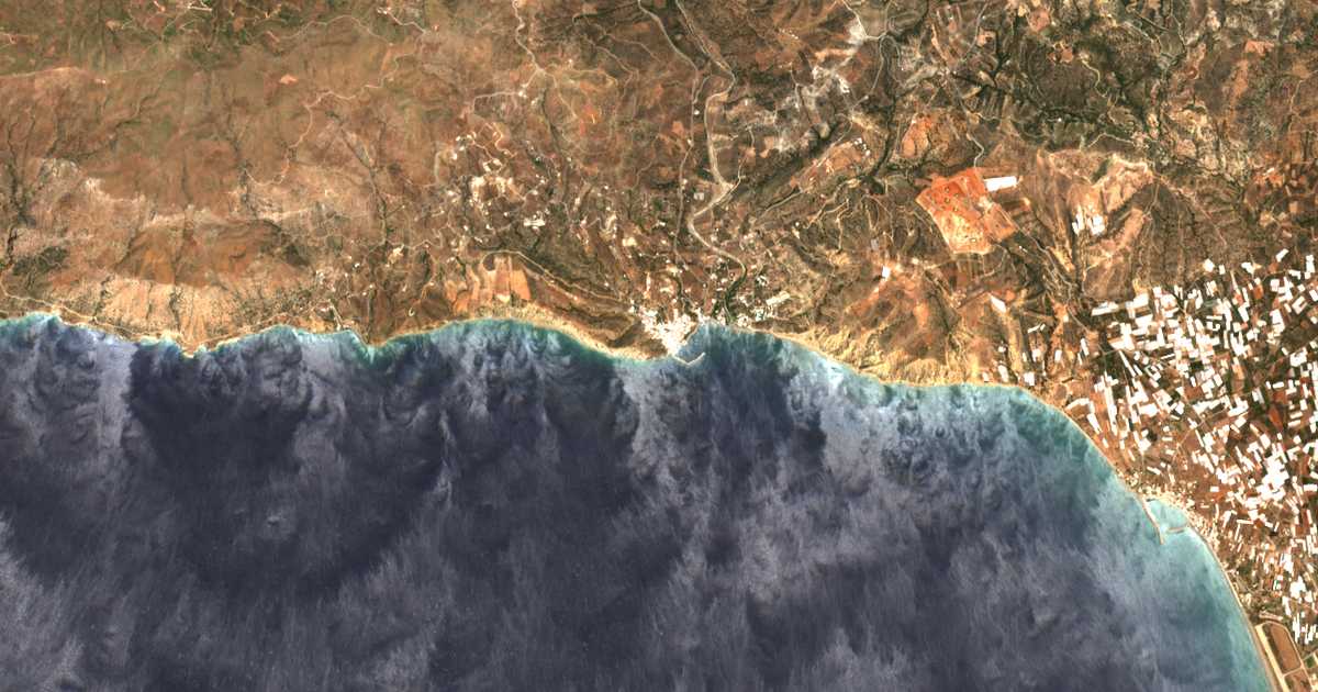 Satellitenkarte von Agia Galini