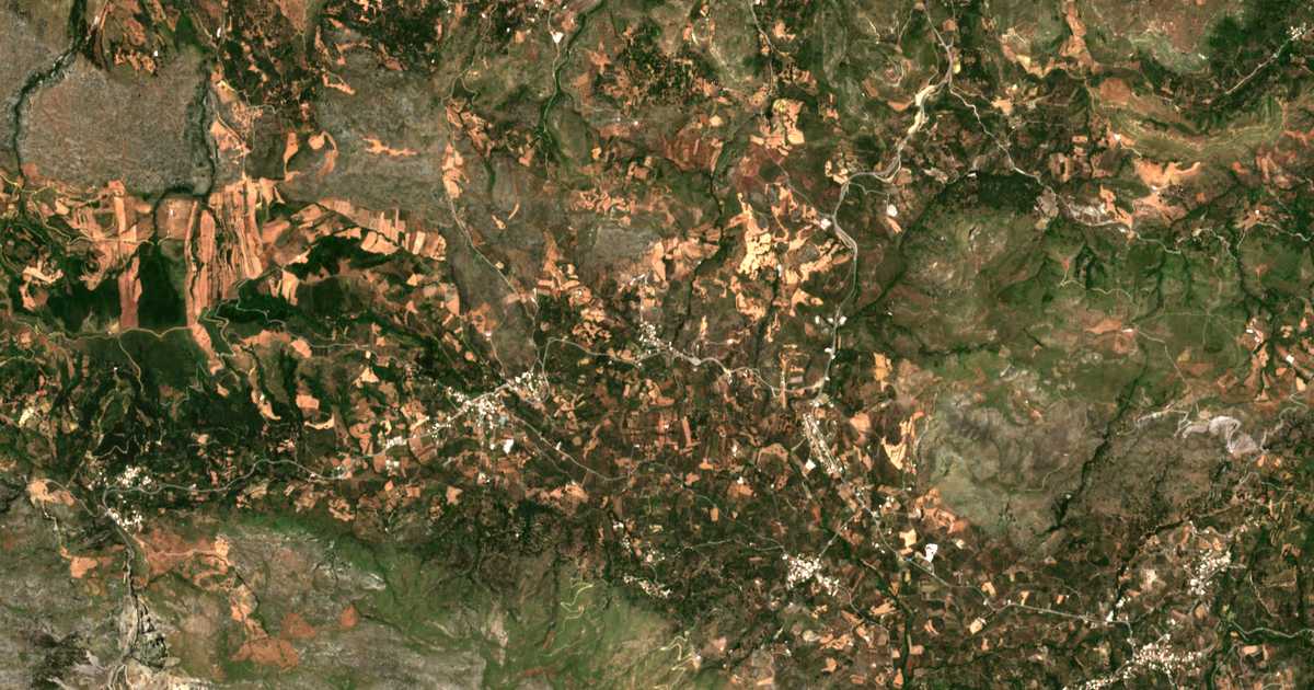 Satellitenkarte von Ágios Vasíleios
