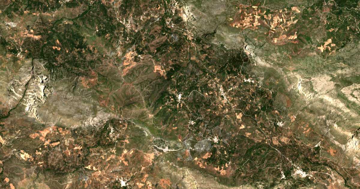 Satellitenkarte von Aktoúnta