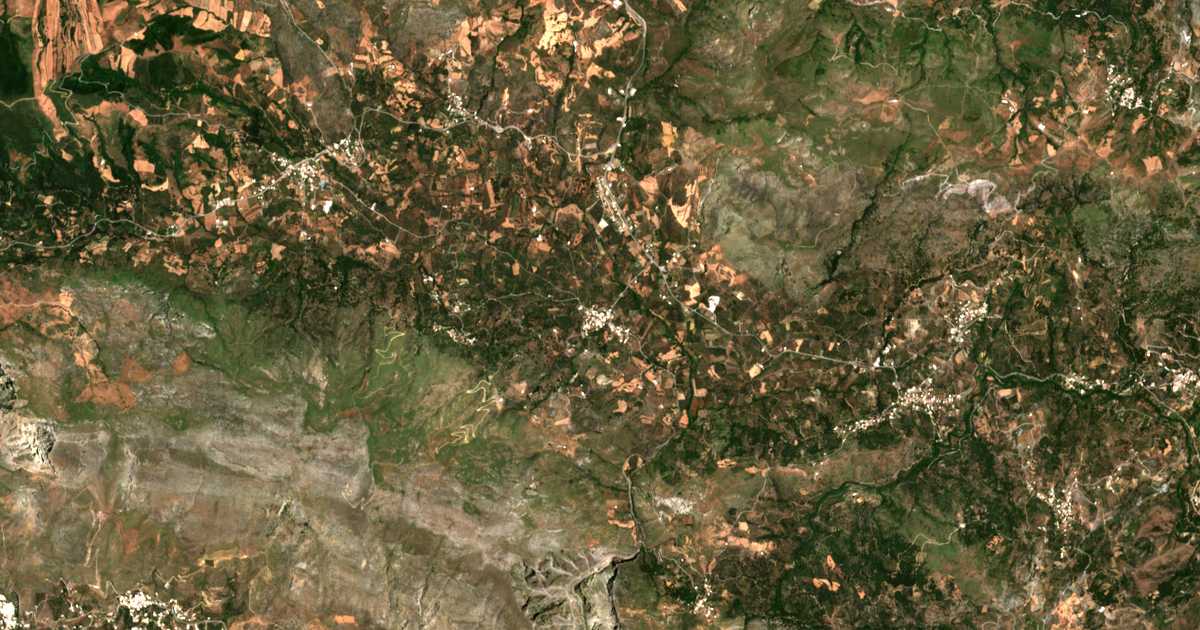 Satellitenkarte von Koxare
