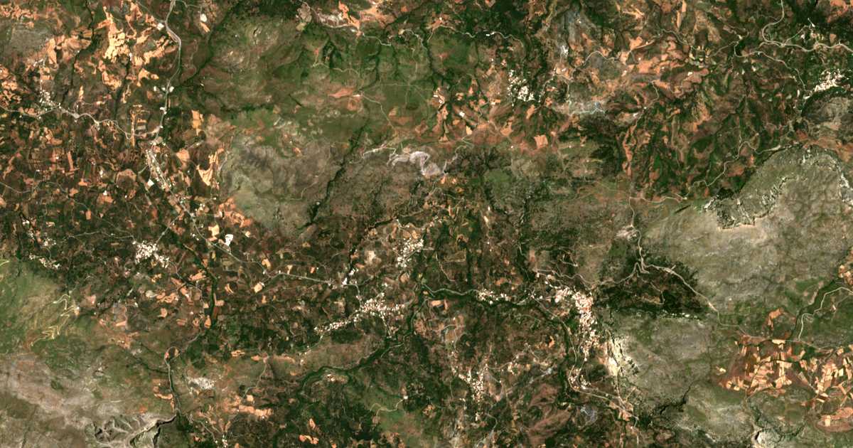 Satellitenkarte von Lampiní