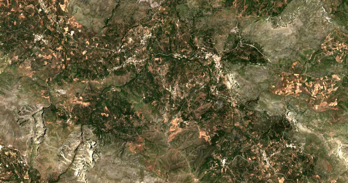 Satellitenkarte von Mourné