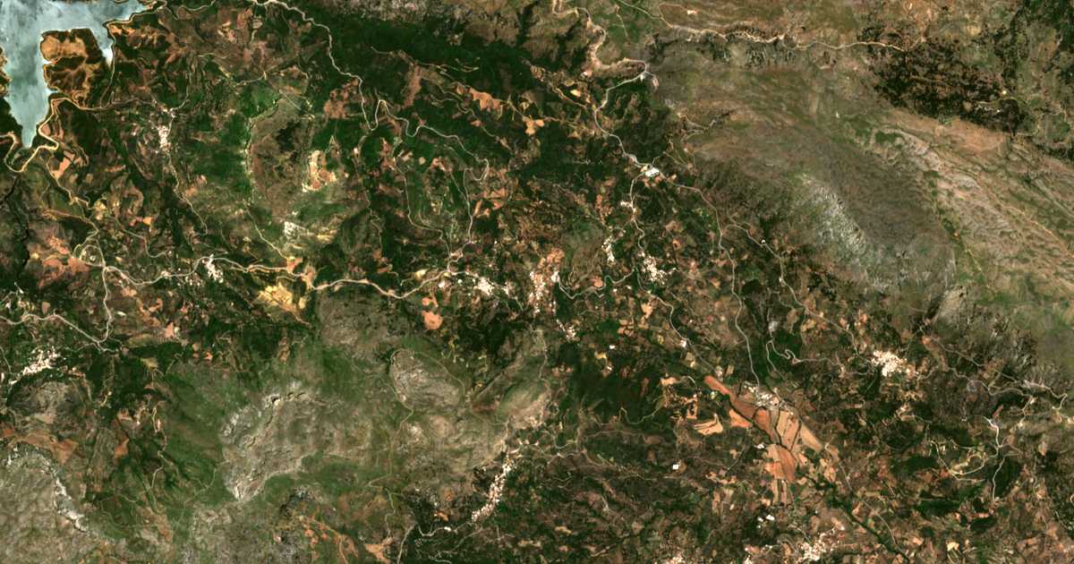 Satellitenkarte von Agía Foteiní