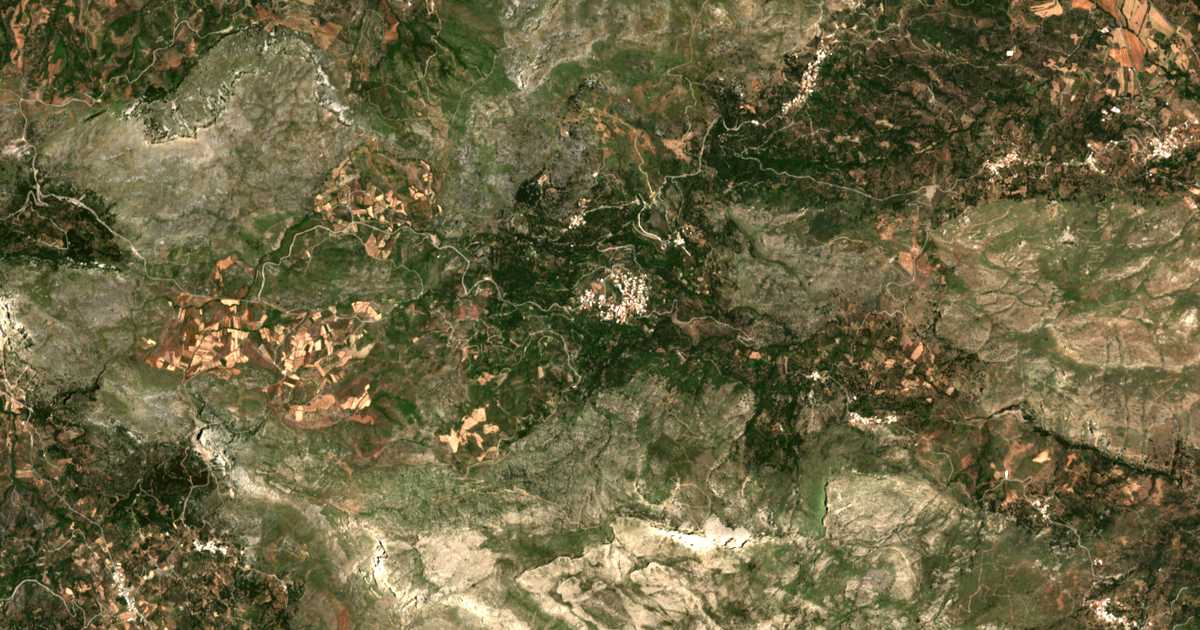 Satellitenkarte von Gerakárion