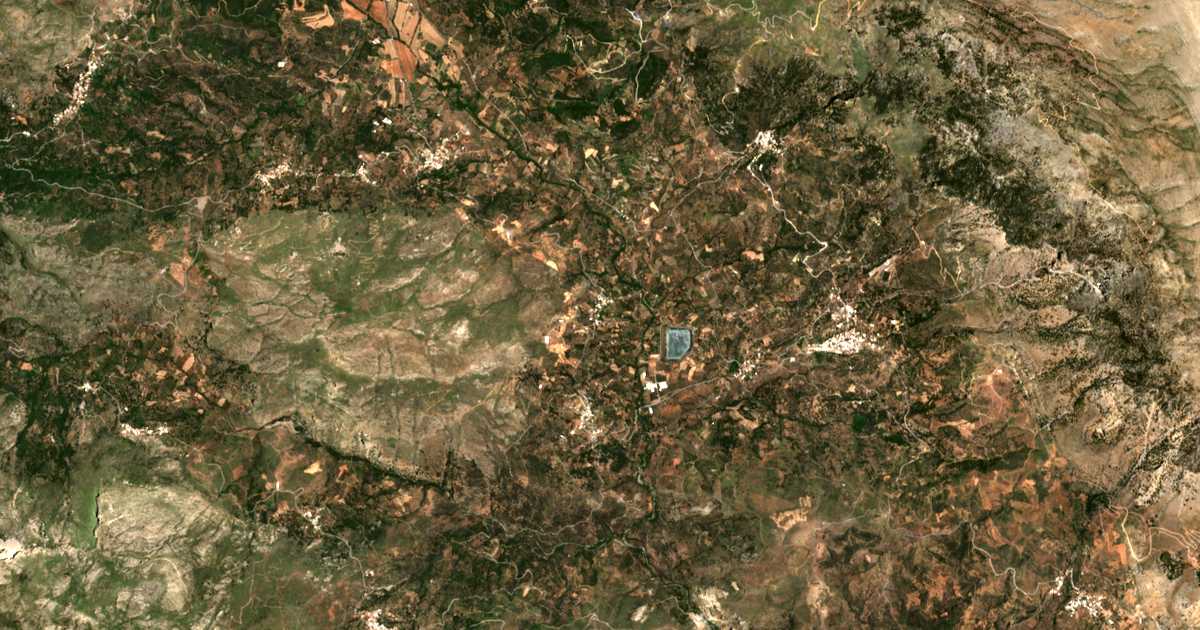 Satellitenkarte von Lampiótai