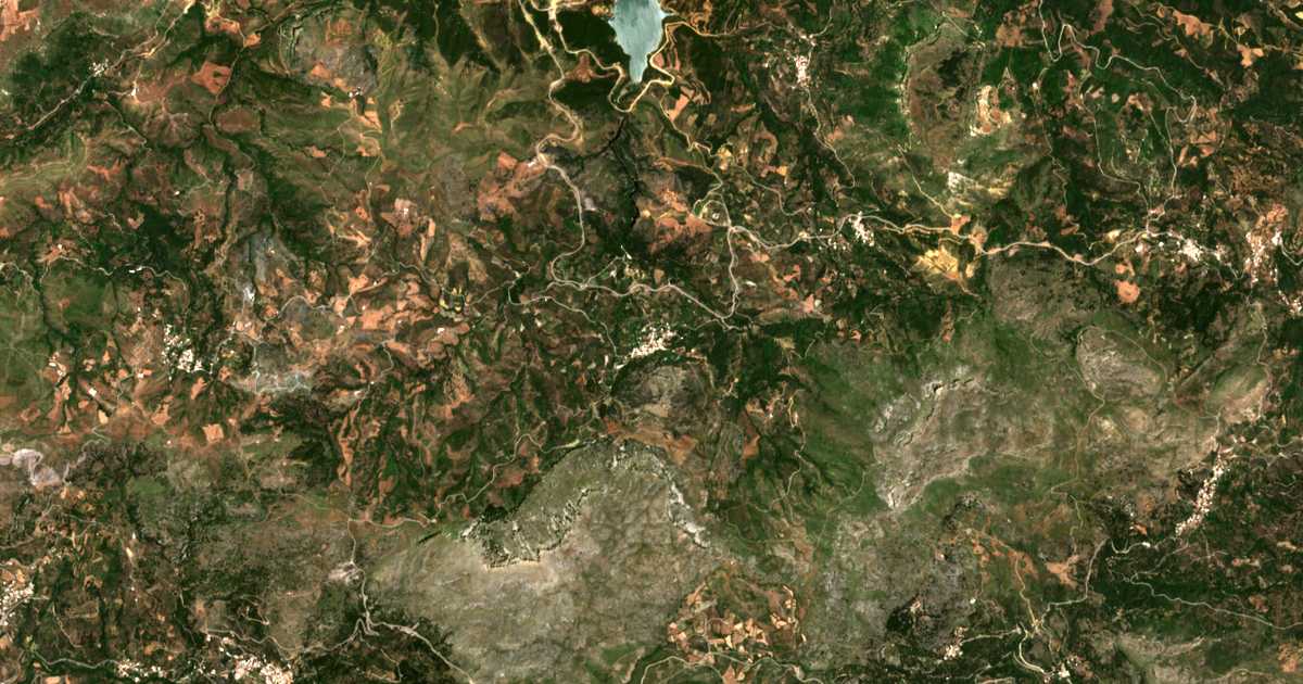 Satellitenkarte von Patsós