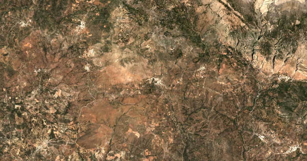 Satellitenkarte von Plátanos