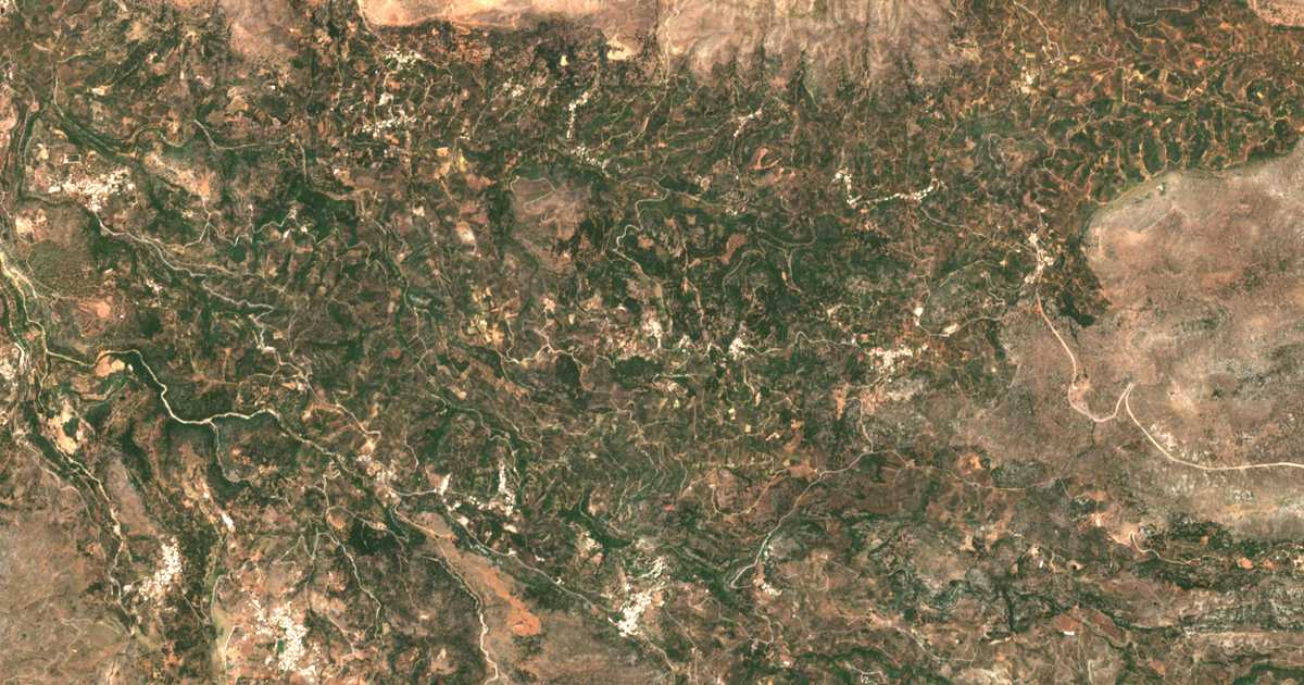 Satellitenkarte von Agrídia