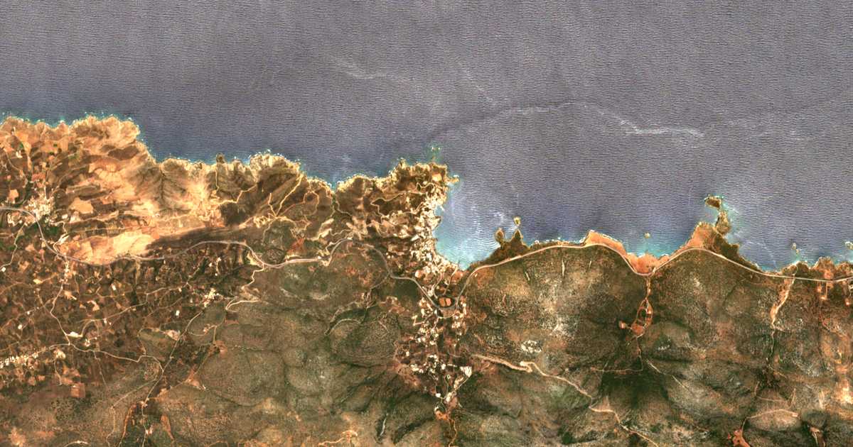 Satellitenkarte von Bali