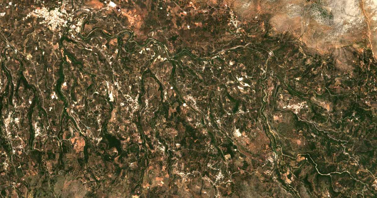 Satellitenkarte von Damavólos