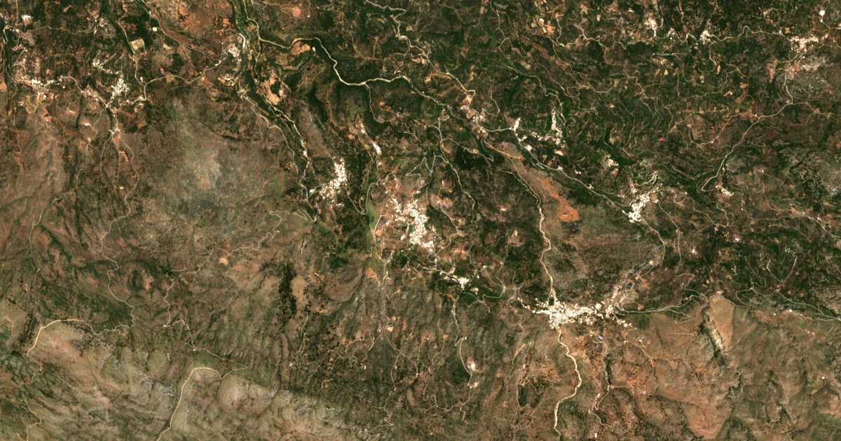 Satellitenkarte von Livádia