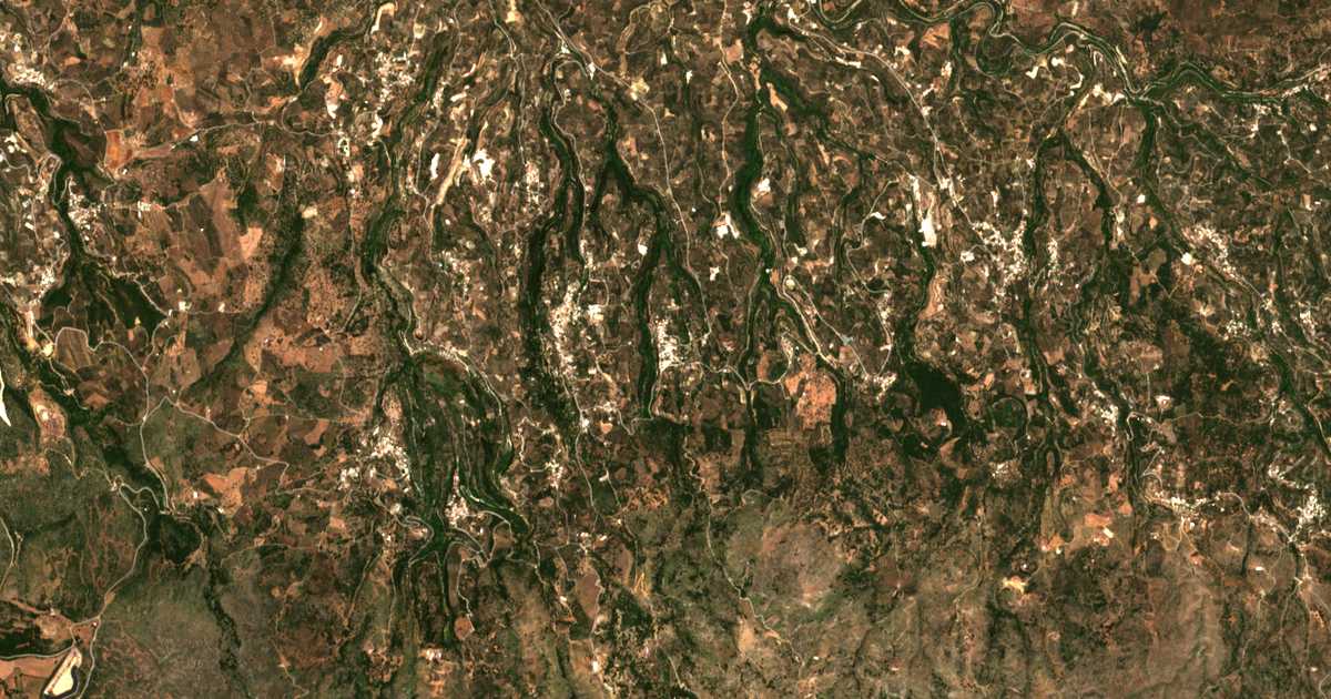 Satellitenkarte von Orthés