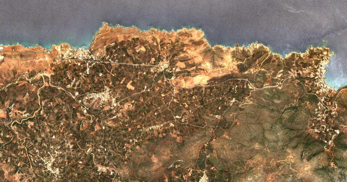 Satellitenkarte von Siripidianá