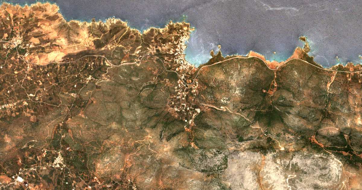 Satellitenkarte von Vlycháda