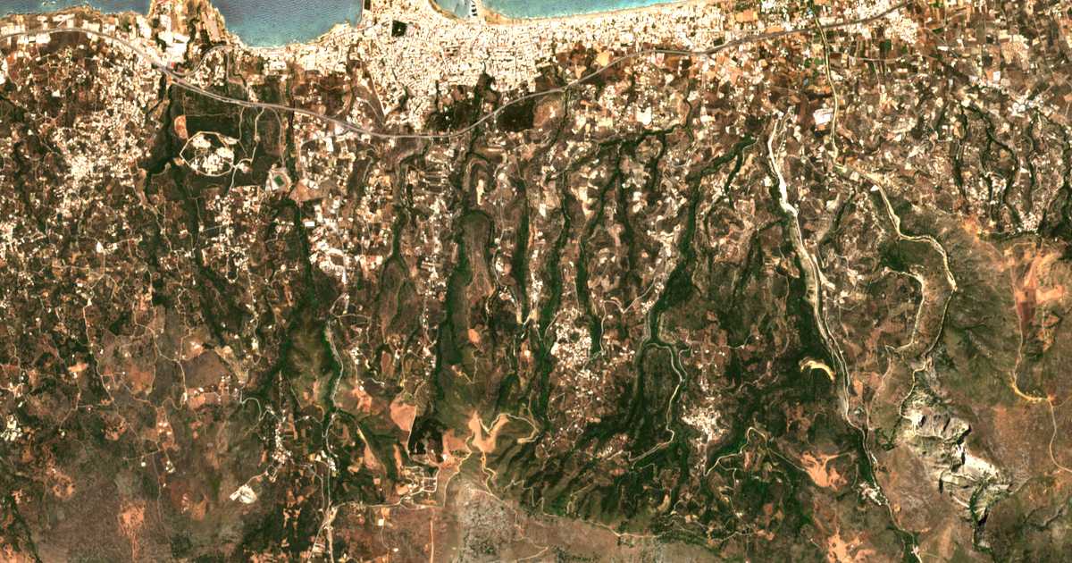 Satellitenkarte von Agia Irini