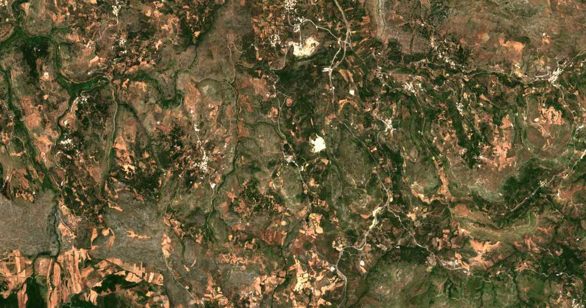 Satellitenkarte von Foteinós
