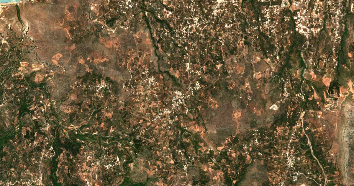 Satellitenkarte von Goniá