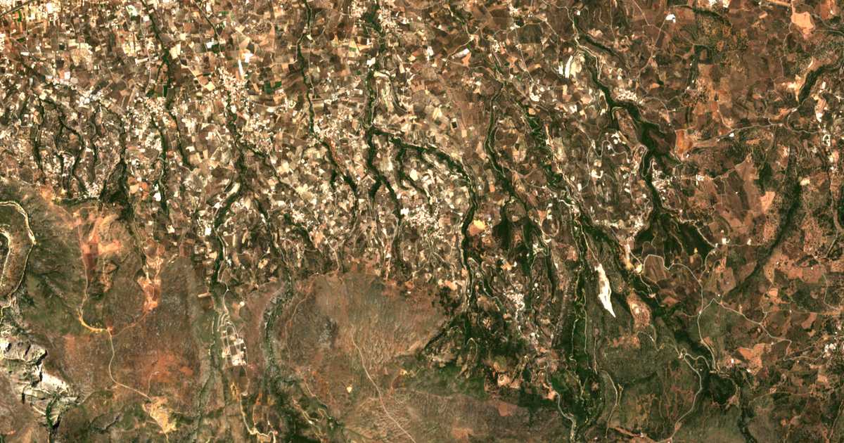 Satellitenkarte von Kyriánna