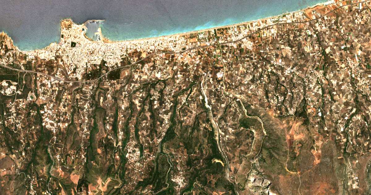 Satellitenkarte von Xirón Choríon