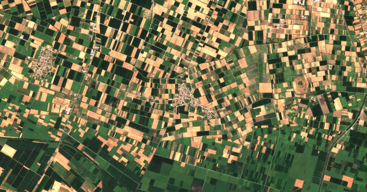 Satellitenkarte von Kalamón
