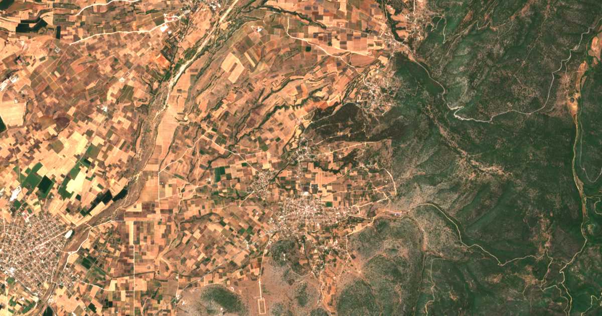 Satellitenkarte von Vathychórion