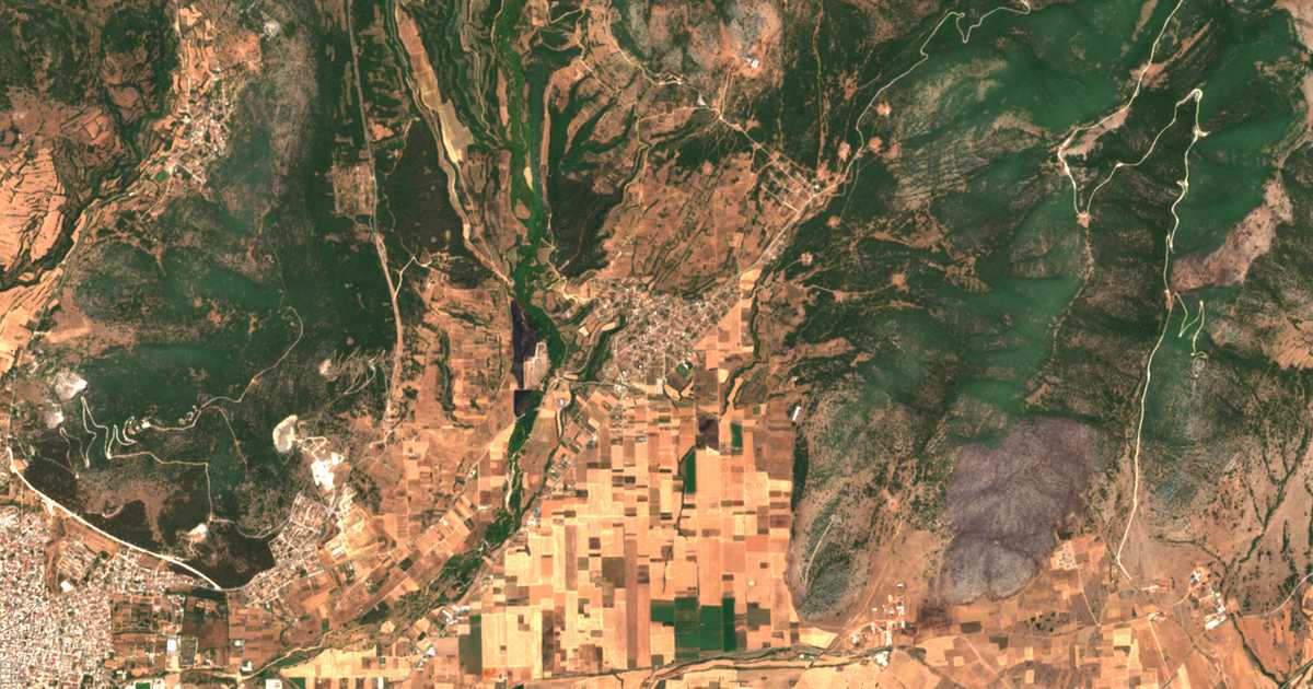 Satellitenkarte von Kallífytos