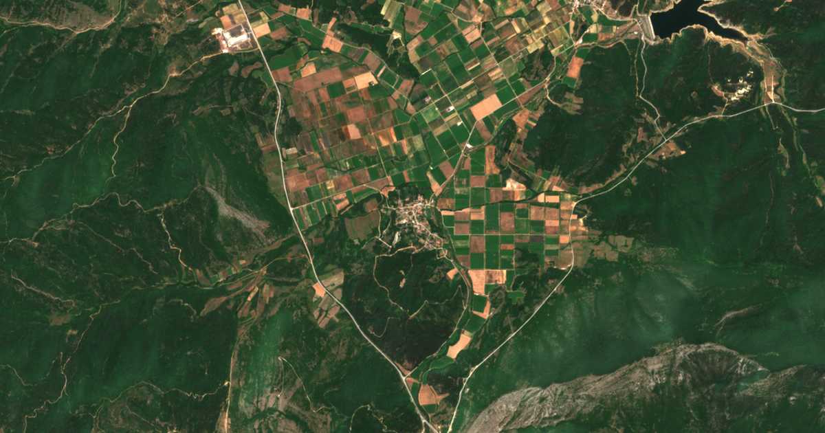 Satellitenkarte von Chrysokéfalos