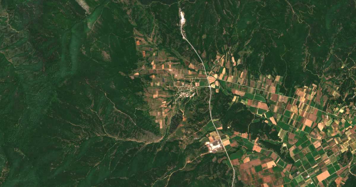 Satellitenkarte von Exochí