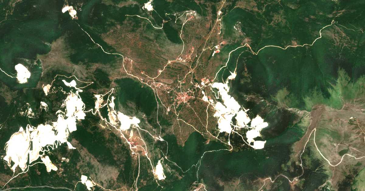 Satellitenkarte von Vólakas