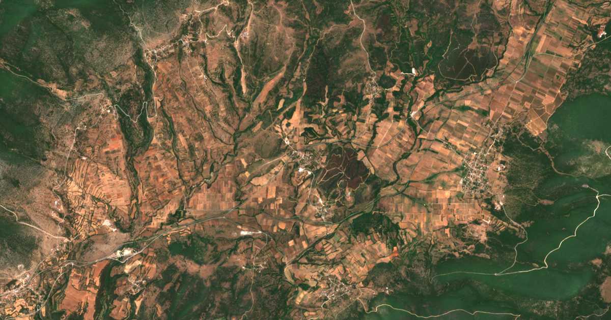 Satellitenkarte von Chamokérasa