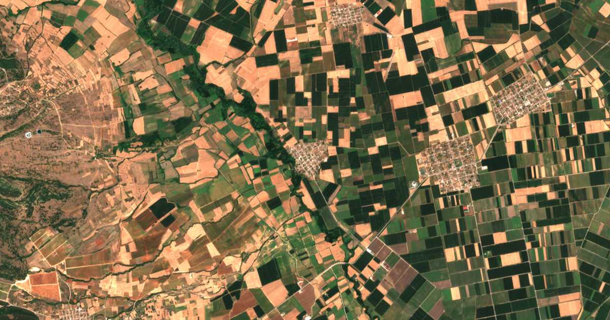 Satellitenkarte von Megalokambos