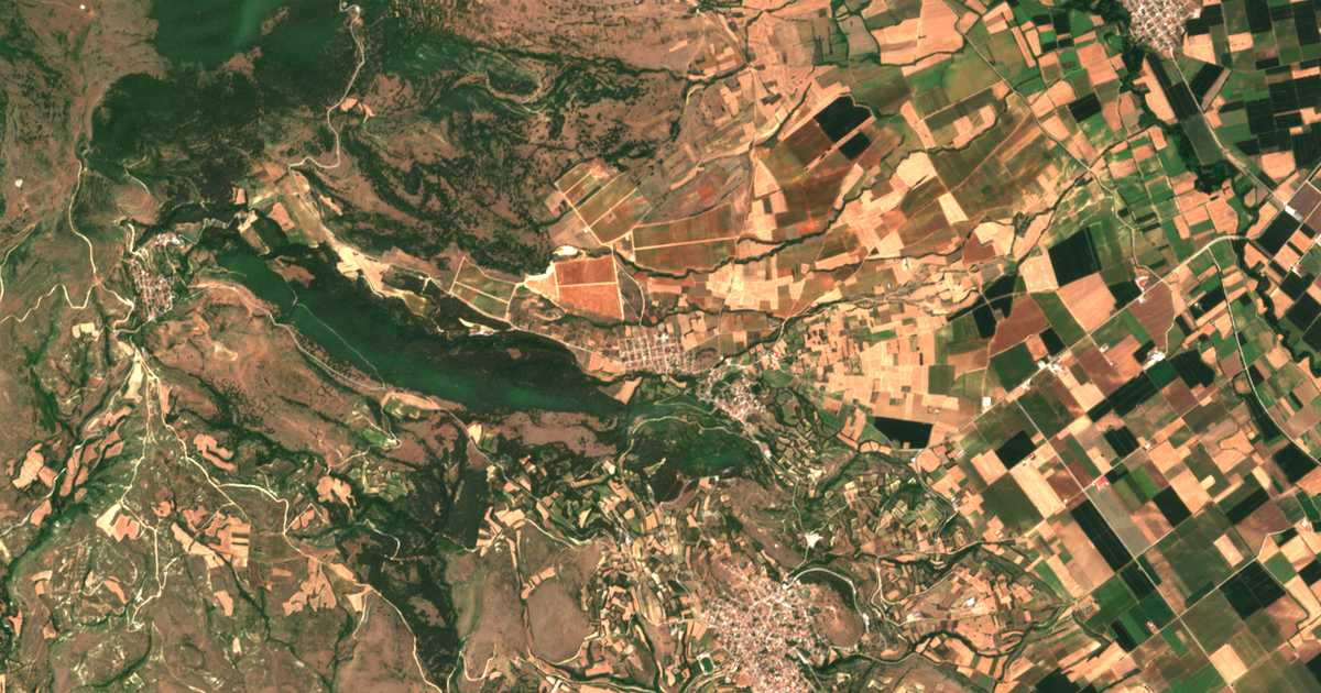 Satellitenkarte von Perichóra