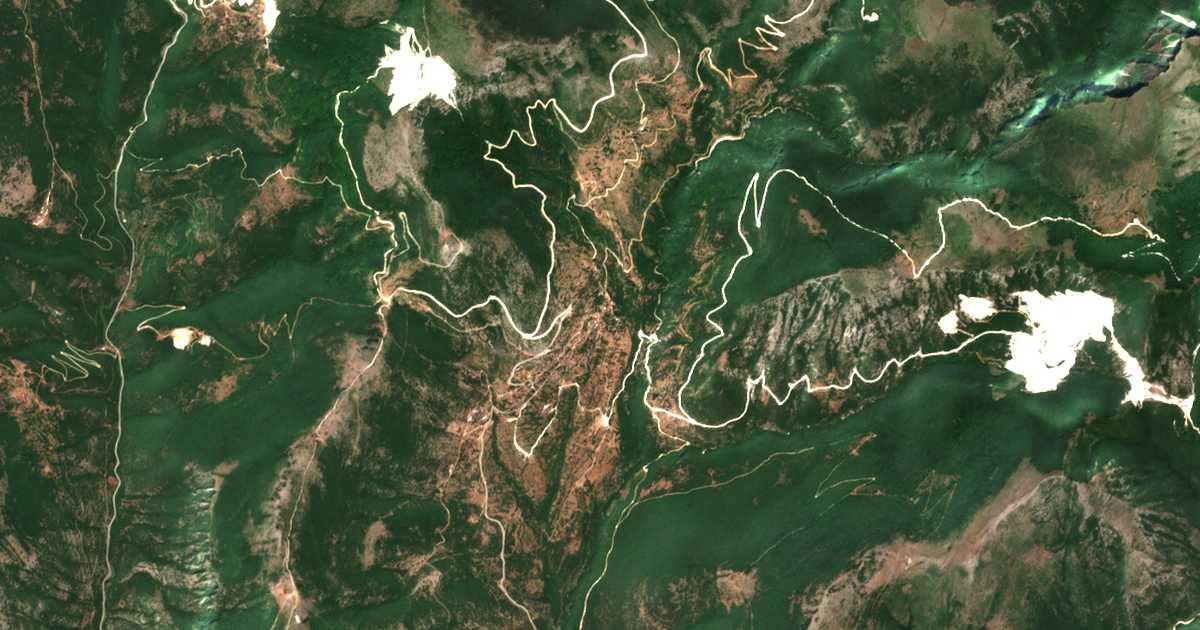 Satellitenkarte von Pyrgi