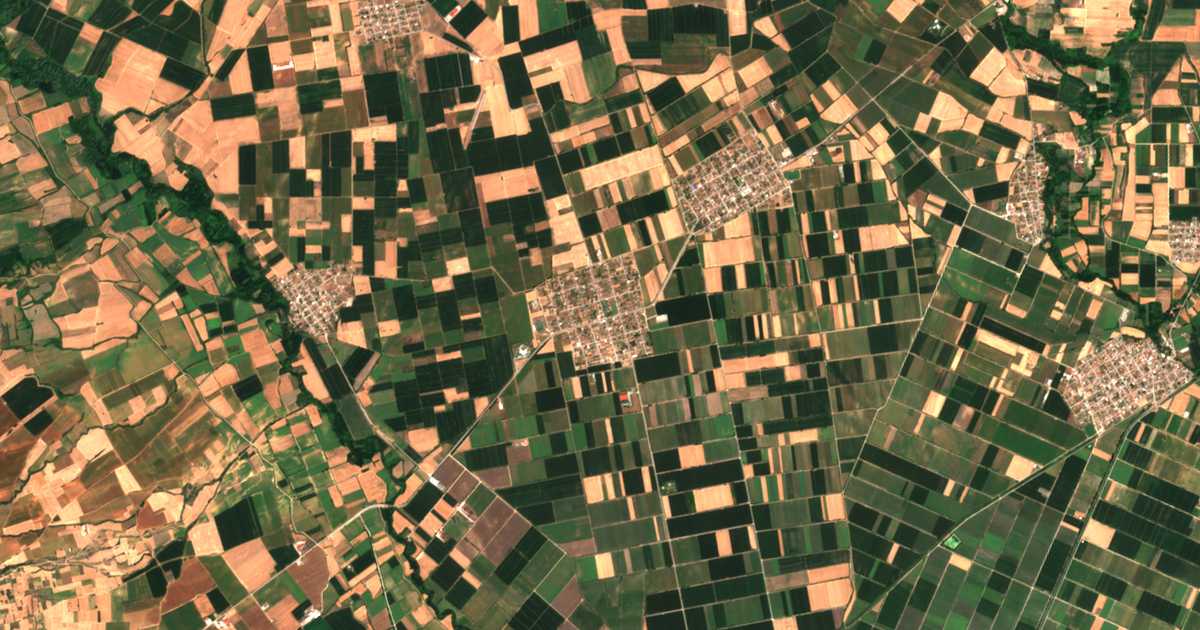 Satellitenkarte von Sitagroí
