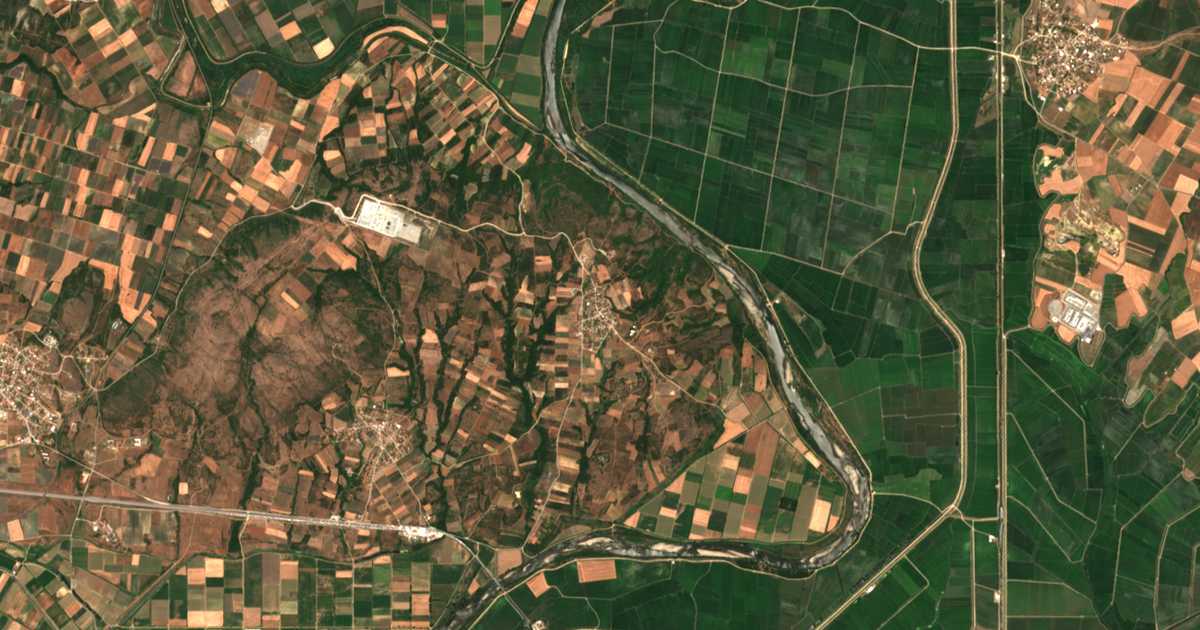 Satellitenkarte von Gemistí