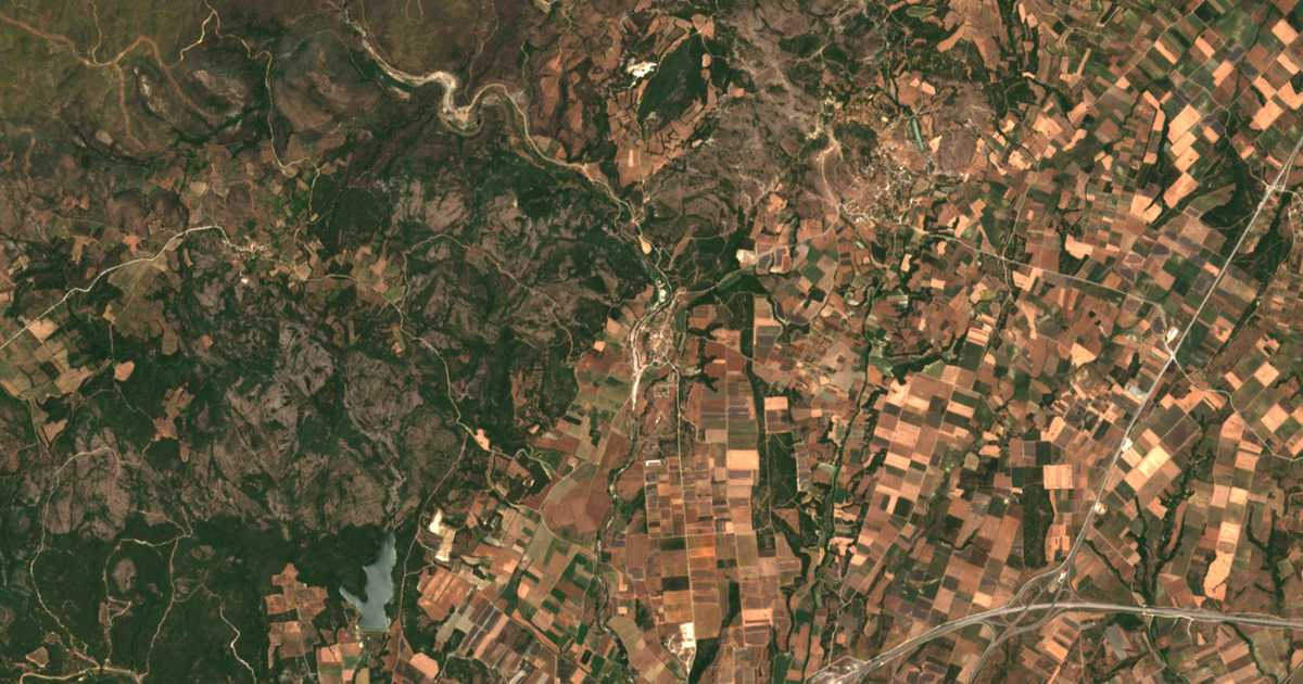 Satellitenkarte von Itéa