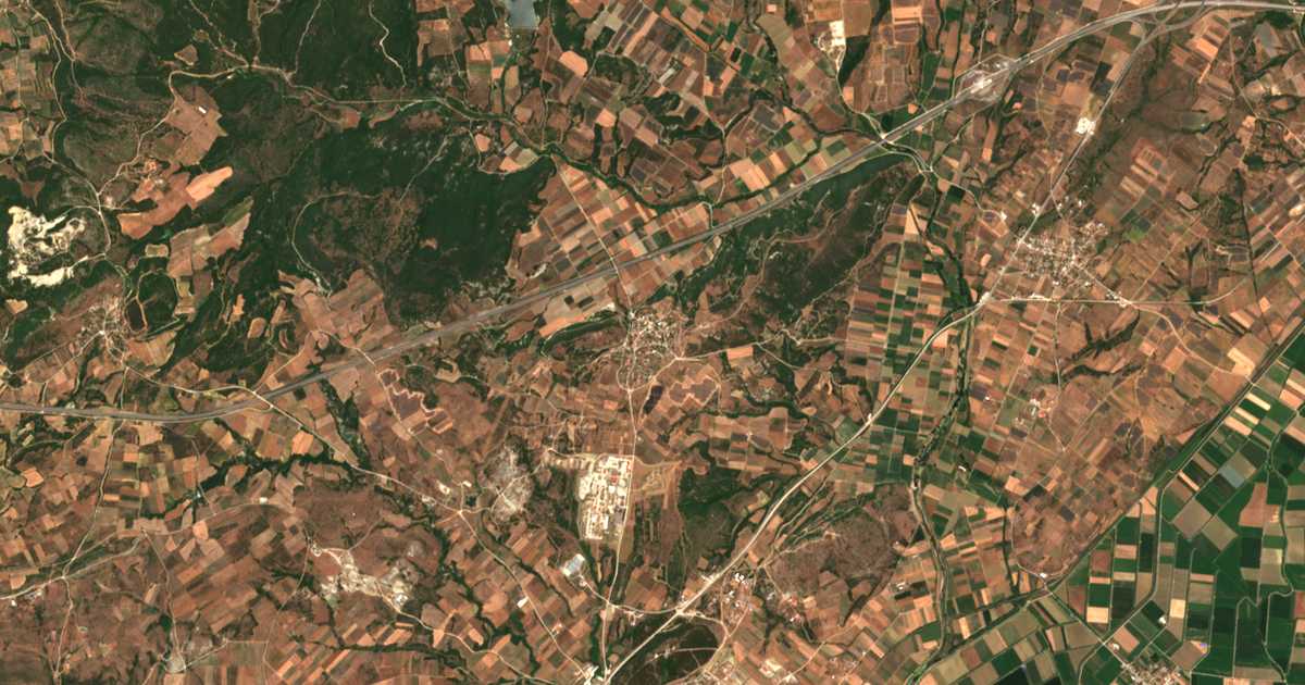 Satellitenkarte von Kavisós