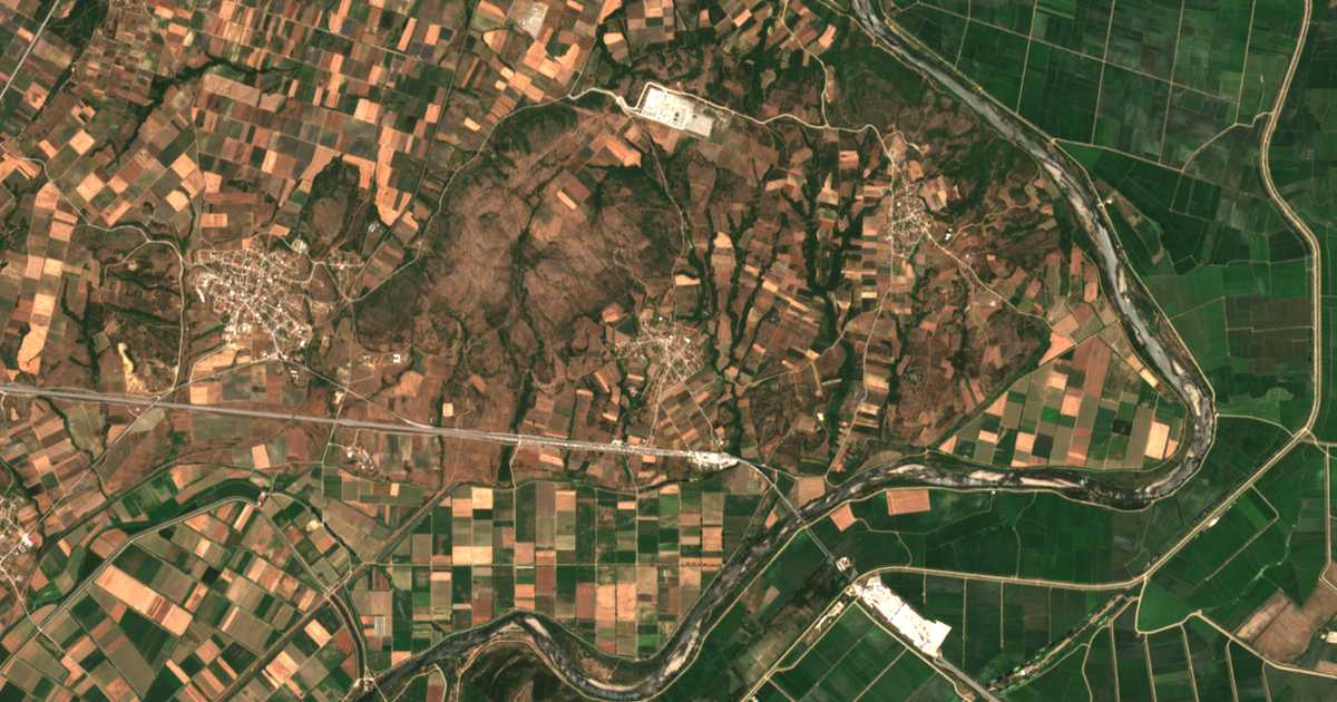Satellitenkarte von Kípoi