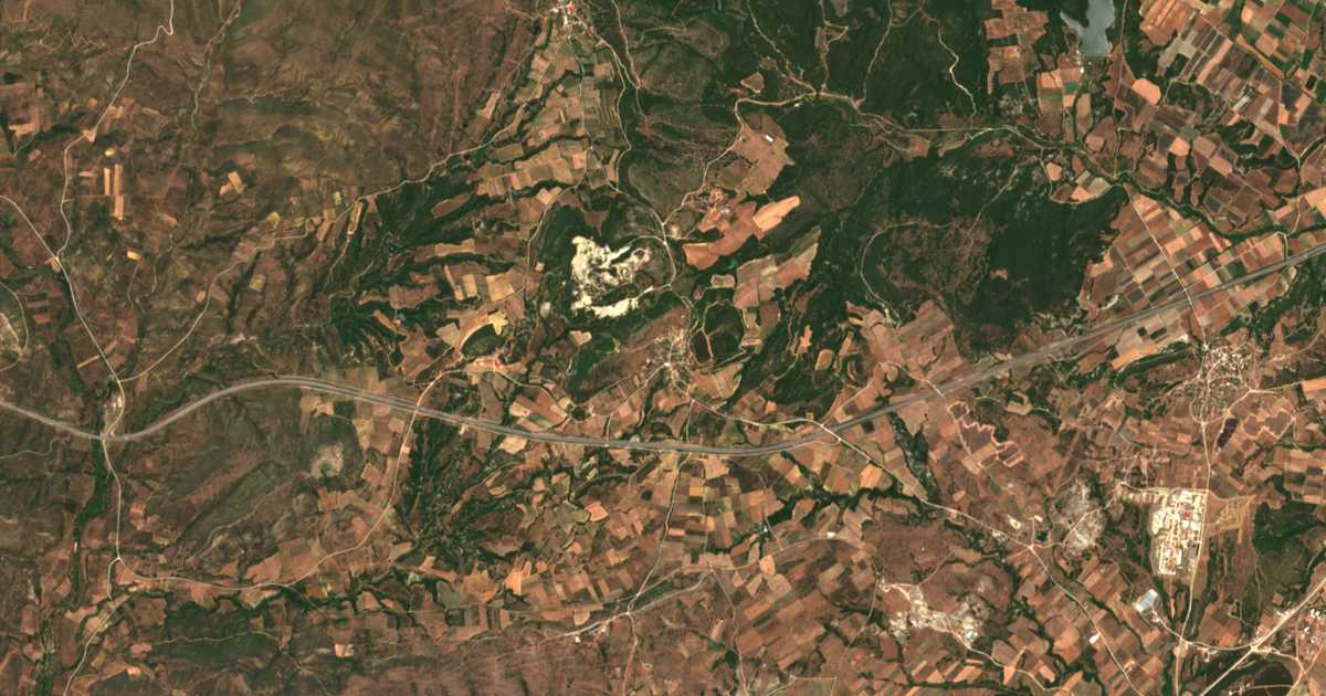 Satellitenkarte von Pylaía