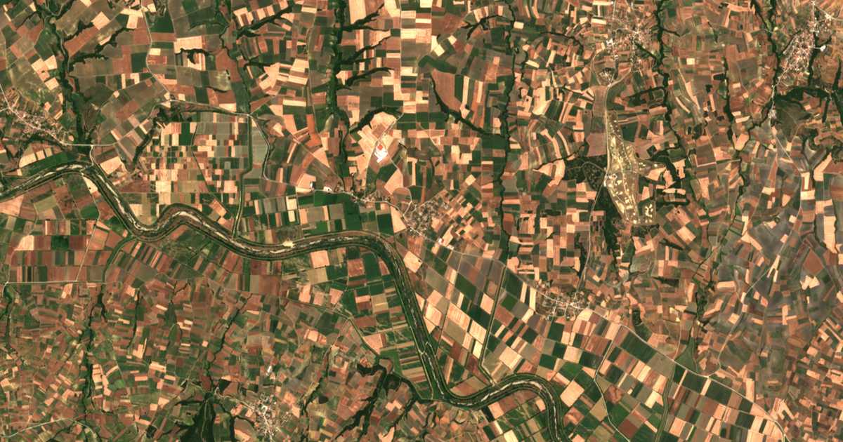 Satellitenkarte von Elafochórion