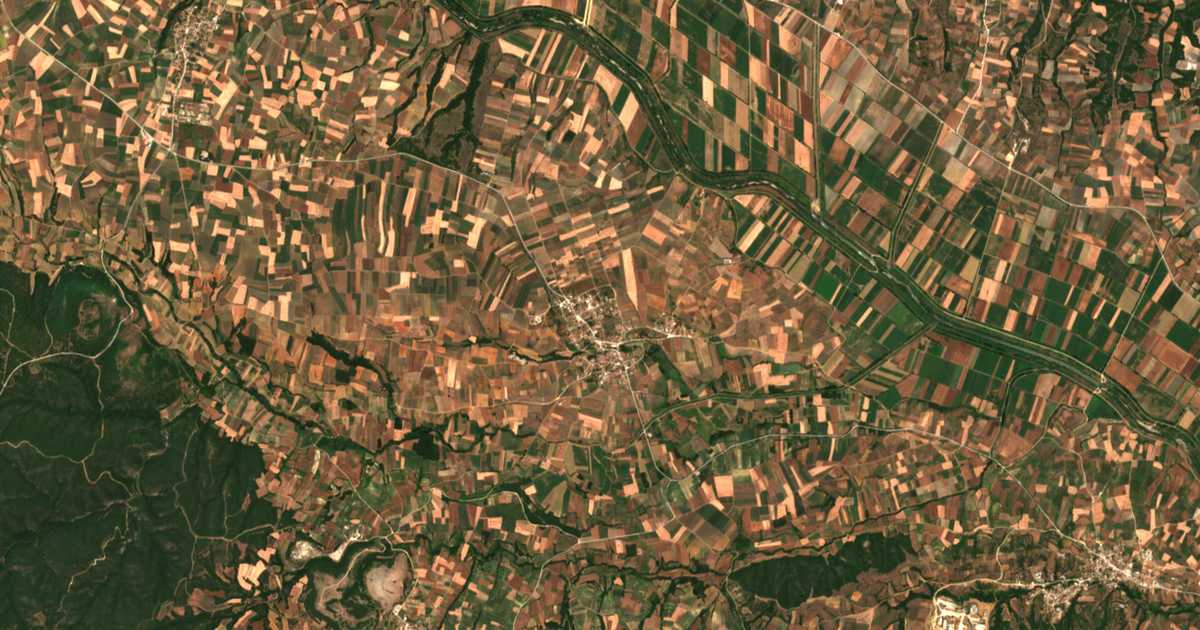 Satellitenkarte von Kyaní
