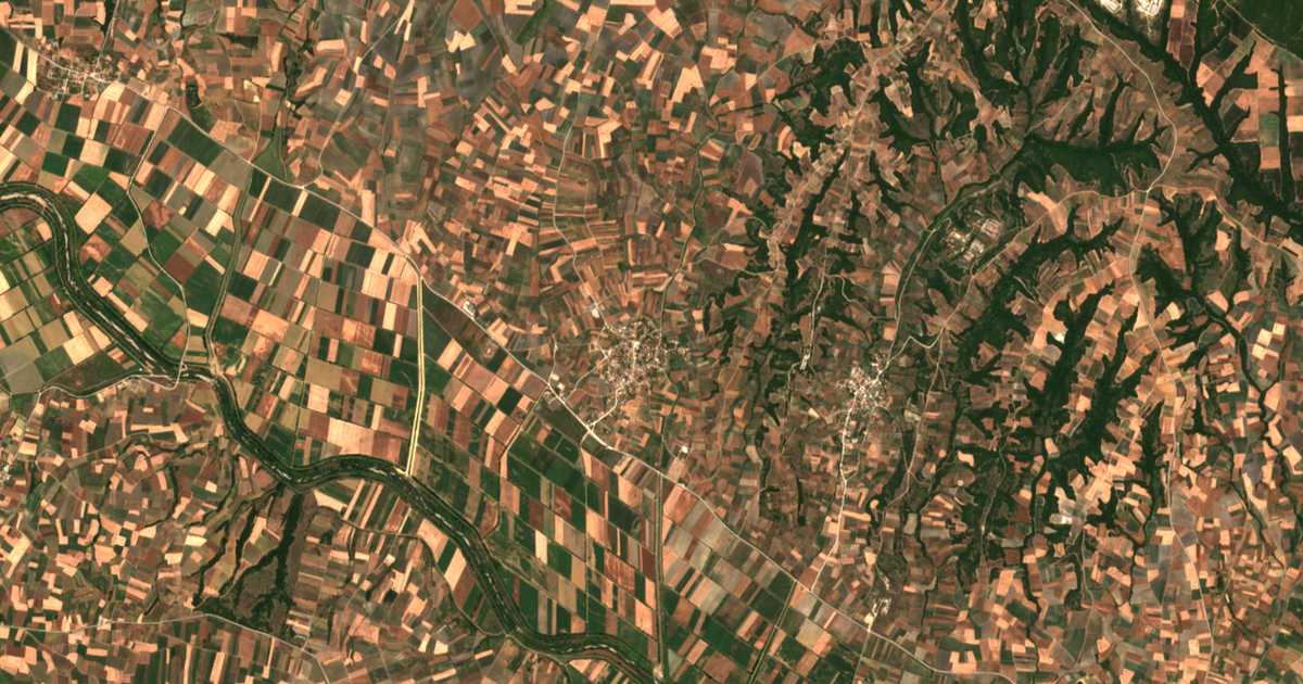 Satellitenkarte von Máni