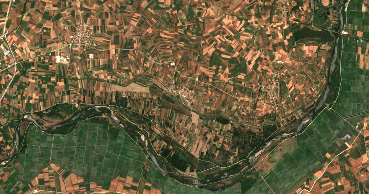 Satellitenkarte von Prangíon