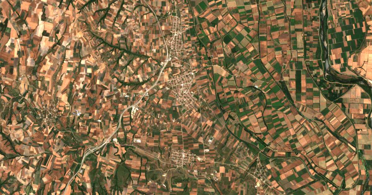 Satellitenkarte von Sofikón