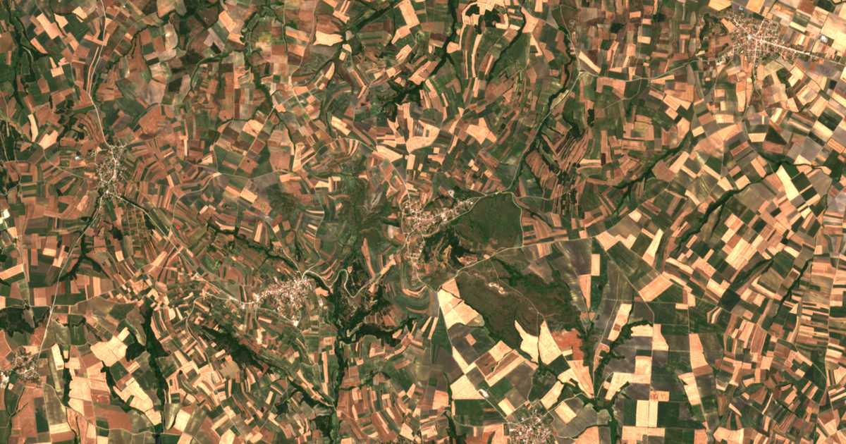 Satellitenkarte von Chandrás