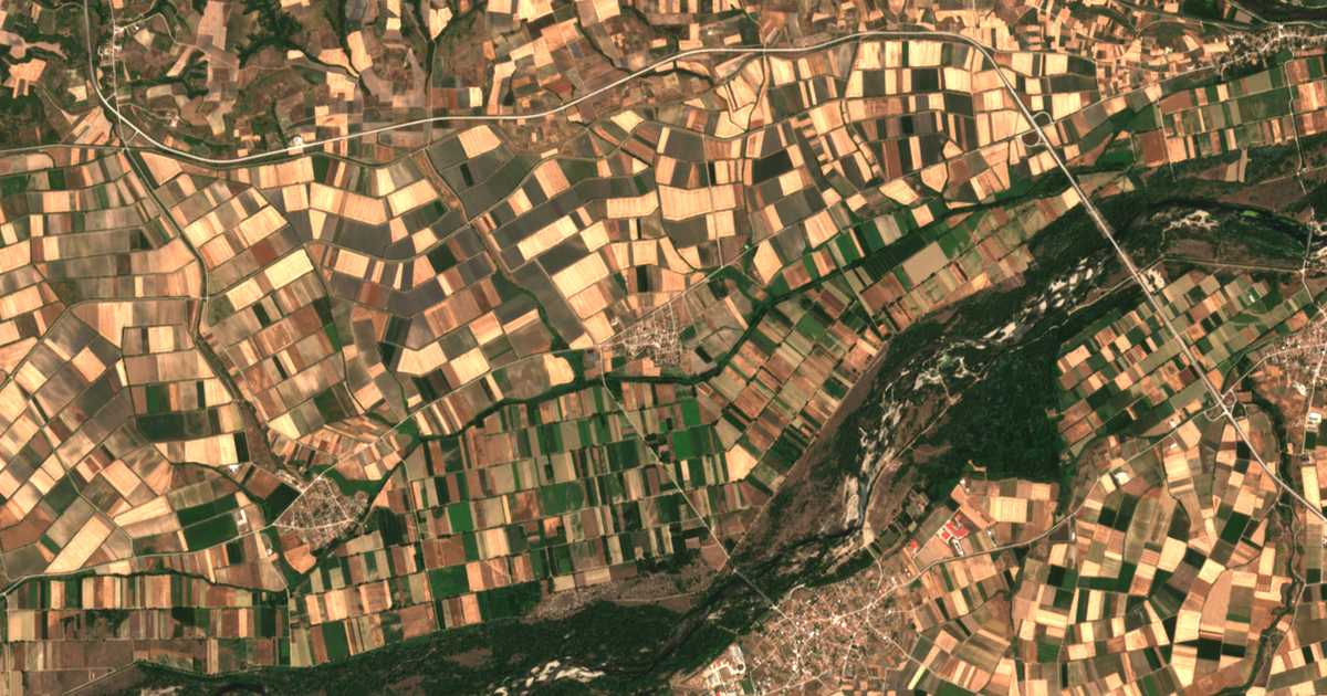 Satellitenkarte von Kanadás