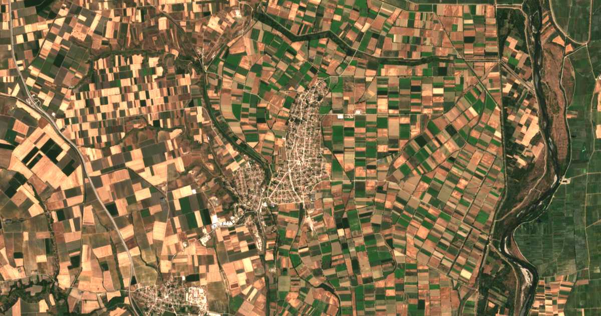 Satellitenkarte von Nea Vyssa