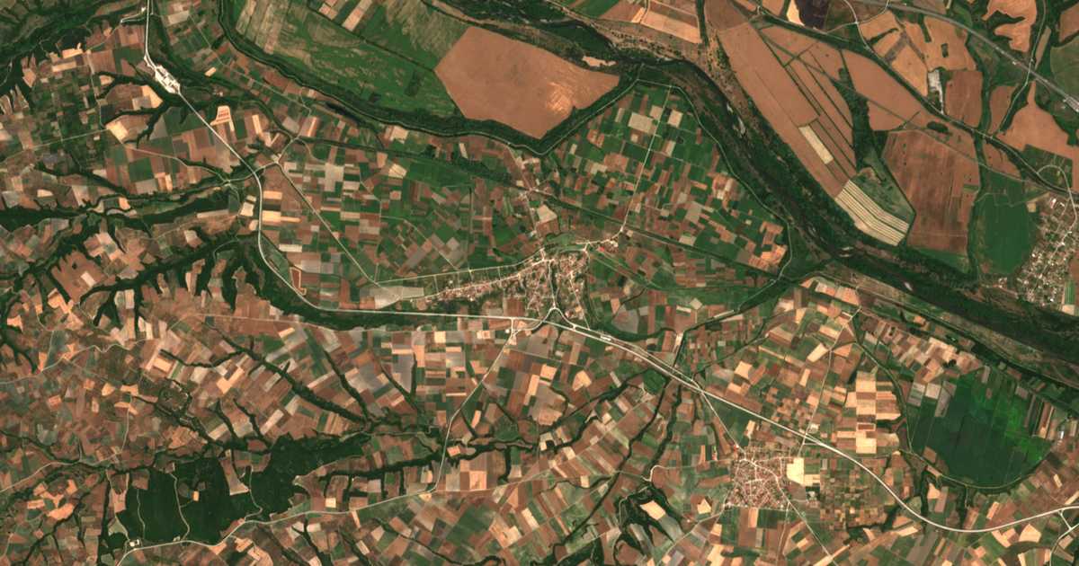 Satellitenkarte von Ormenio