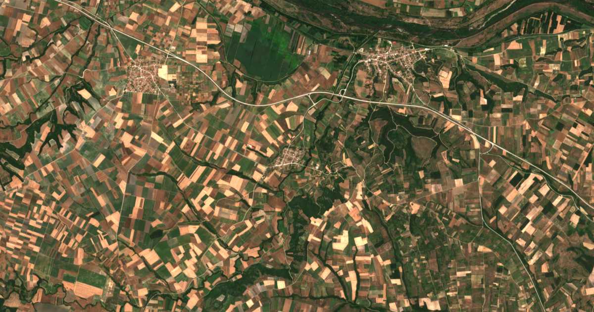 Satellitenkarte von Pálli