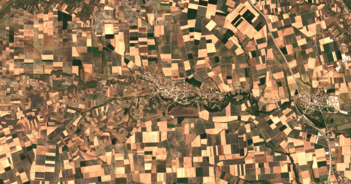 Satellitenkarte von Stérna